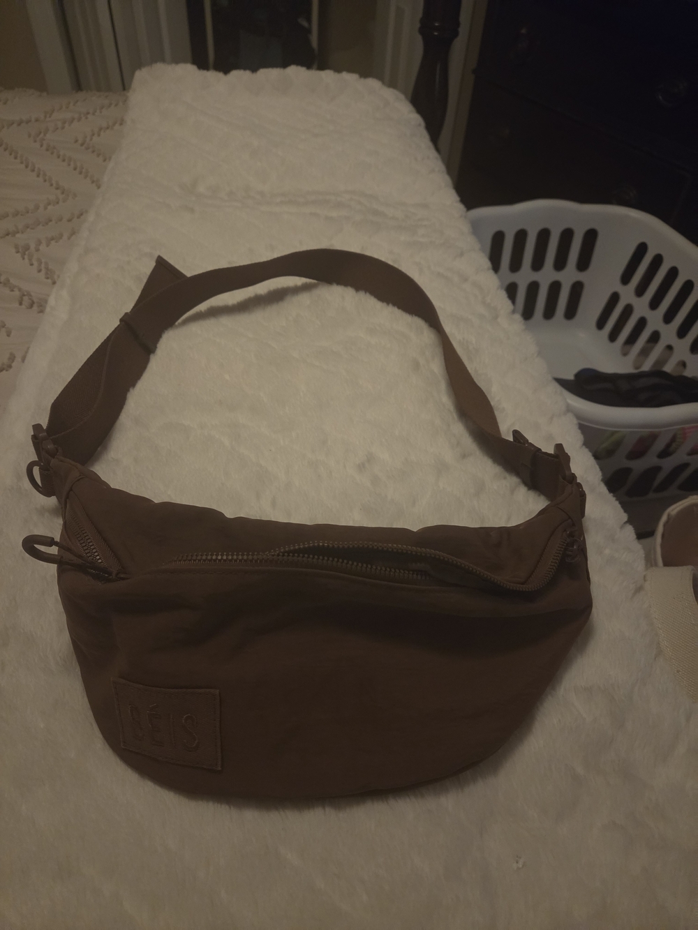BEIS Brown Crossbody Sling Bag